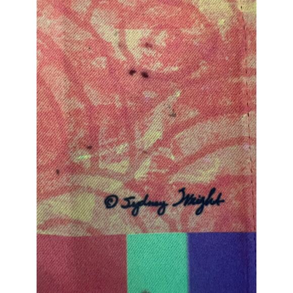 Vintage Outdoor Porch Flag Happy Halloween Black Cat Witch Hat & Spider JL - Picture 6 of 10